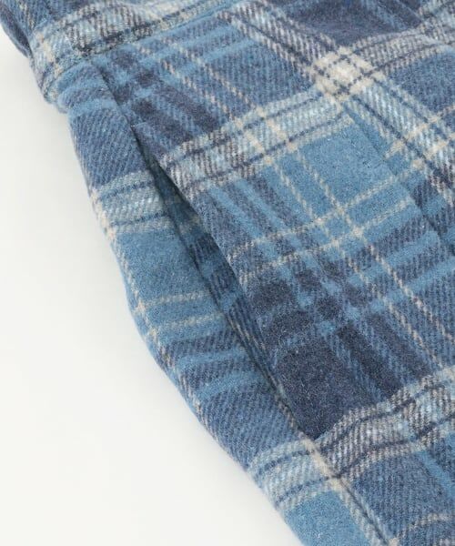 mezzo piano junior / メゾピアノジュニア ミニ・ひざ丈スカート | シャギーチェックラップ風プリーツスカート（スパッツつき） | 詳細7