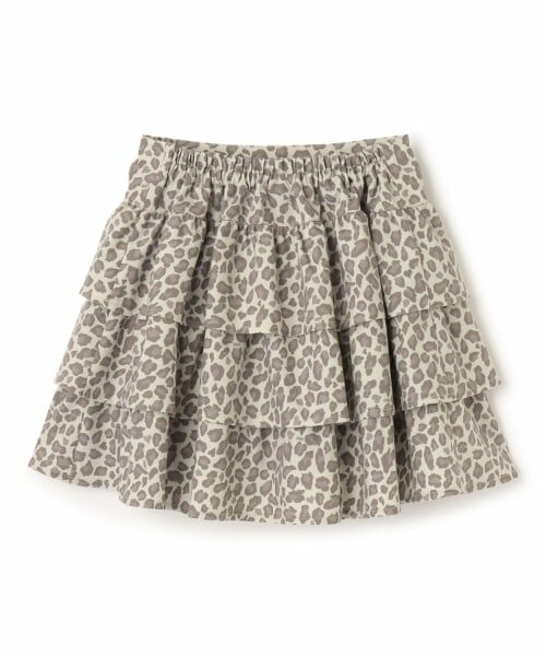 mezzo piano junior / メゾピアノジュニア ショート・ハーフ・半端丈パンツ | ハートバックルつきティアードスカパン | 詳細1