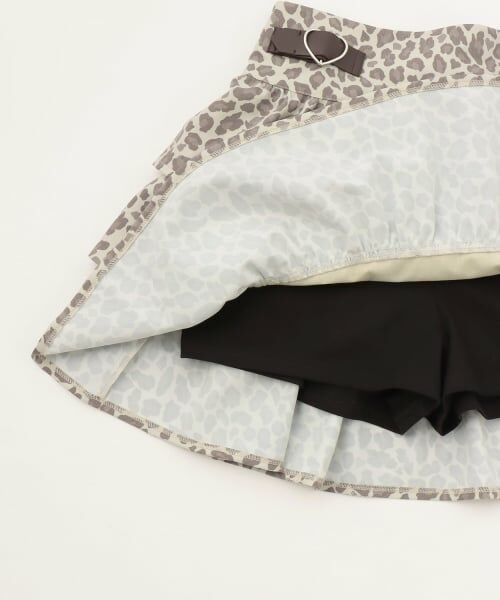 mezzo piano junior / メゾピアノジュニア ショート・ハーフ・半端丈パンツ | ハートバックルつきティアードスカパン | 詳細6