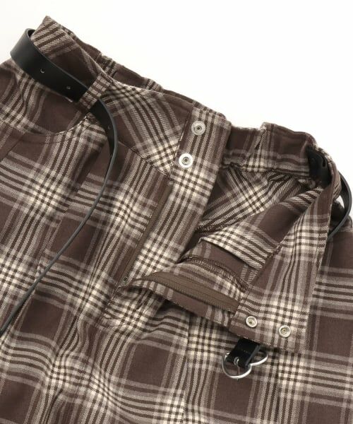 mezzo piano junior / メゾピアノジュニア ミニ・ひざ丈スカート | 合皮ベルトつきプリーツスカート（暖かスパッツつき） | 詳細5