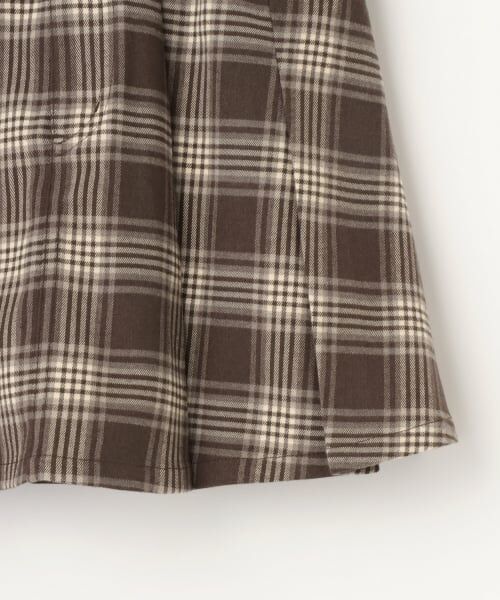 mezzo piano junior / メゾピアノジュニア ミニ・ひざ丈スカート | 合皮ベルトつきプリーツスカート（暖かスパッツつき） | 詳細7