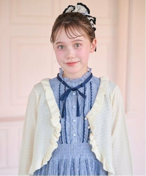 mezzo piano junior / メゾピアノジュニア カーディガン・ボレロ | フリルカーディガン♪ | 詳細9