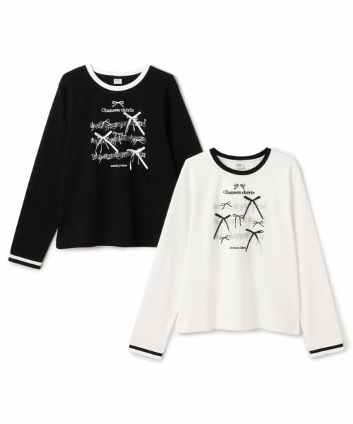 mezzo piano junior / メゾピアノジュニア Tシャツ | リボン＆音符長袖Ｔシャツ♪ | 詳細7
