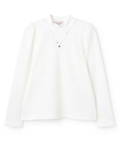 mezzo piano junior / メゾピアノジュニア Tシャツ | テレコネックレス長袖Tシャツ♪