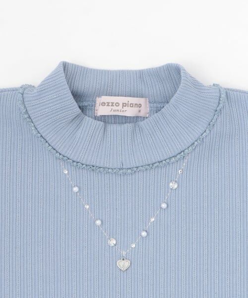 mezzo piano junior / メゾピアノジュニア Tシャツ | テレコネックレス長袖Tシャツ♪ | 詳細2
