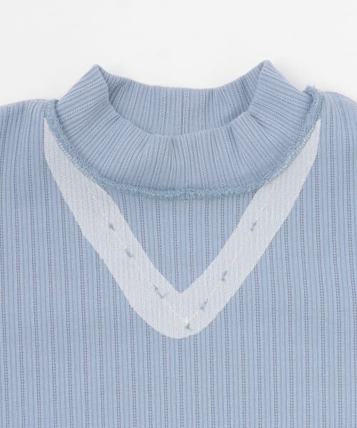 mezzo piano junior / メゾピアノジュニア Tシャツ | テレコネックレス長袖Tシャツ♪ | 詳細4