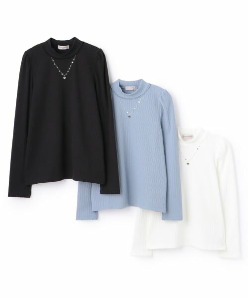 mezzo piano junior / メゾピアノジュニア Tシャツ | テレコネックレス長袖Tシャツ♪ | 詳細7