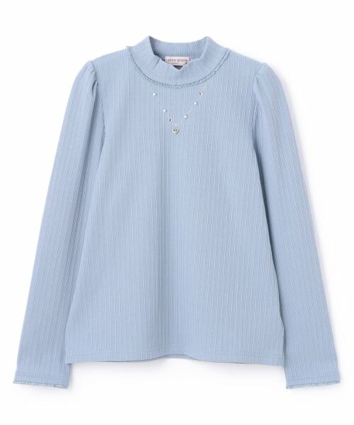 mezzo piano junior / メゾピアノジュニア Tシャツ | テレコネックレス長袖Tシャツ♪ | 詳細8