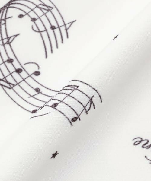 mezzo piano junior / メゾピアノジュニア シャツ・ブラウス | ボウタイつき音符柄フリルブラウス♪ | 詳細8