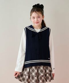 mezzo piano junior / メゾピアノジュニア その他トップス | セーラーベスト＆Tシャツセット