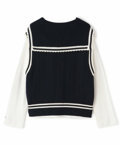 mezzo piano junior / メゾピアノジュニア その他トップス | セーラーベスト＆Tシャツセット | 詳細1