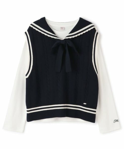 mezzo piano junior / メゾピアノジュニア その他トップス | セーラーベスト＆Tシャツセット | 詳細11