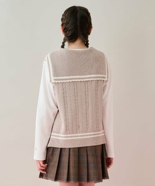 mezzo piano junior / メゾピアノジュニア その他トップス | セーラーベスト＆Tシャツセット | 詳細15