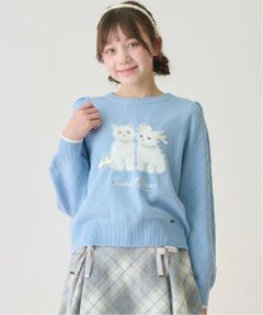 mezzo piano junior / メゾピアノジュニア ニット・セーター | ツインねこニット