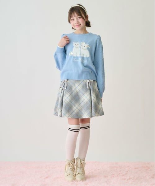 mezzo piano junior / メゾピアノジュニア ニット・セーター | ツインねこニット | 詳細11