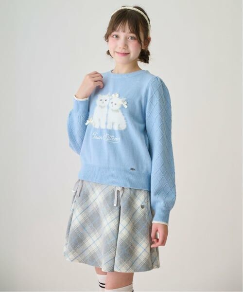 mezzo piano junior / メゾピアノジュニア ニット・セーター | ツインねこニット | 詳細12