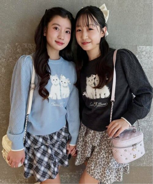 mezzo piano junior / メゾピアノジュニア ニット・セーター | ツインねこニット | 詳細14