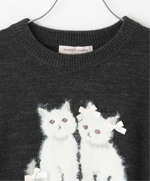 mezzo piano junior / メゾピアノジュニア ニット・セーター | ツインねこニット | 詳細2