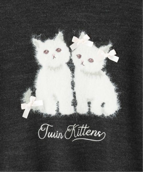 mezzo piano junior / メゾピアノジュニア ニット・セーター | ツインねこニット | 詳細3