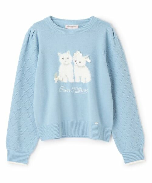 mezzo piano junior / メゾピアノジュニア ニット・セーター | ツインねこニット | 詳細9