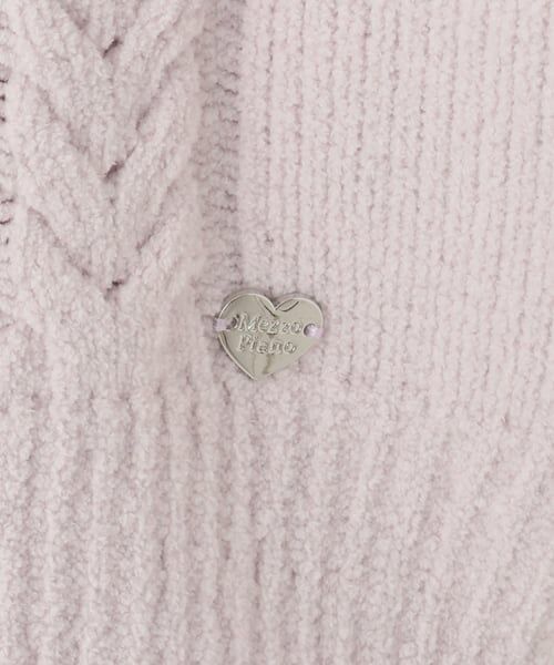 mezzo piano junior / メゾピアノジュニア ニット・セーター | レースアップモールニット | 詳細5