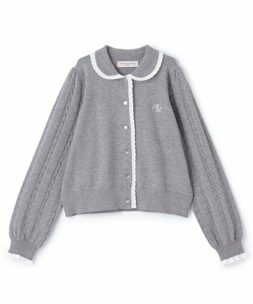 mezzo piano junior / メゾピアノジュニア カーディガン・ボレロ | 衿つきカーディガン | 詳細8