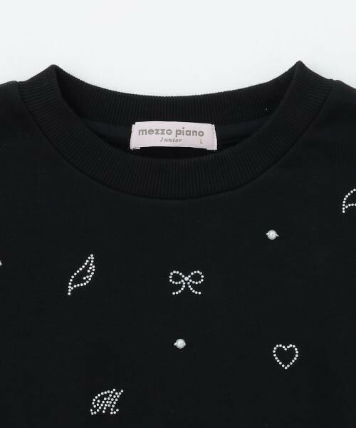 mezzo piano junior / メゾピアノジュニア スウェット | キラキラモチーフトレーナー | 詳細2