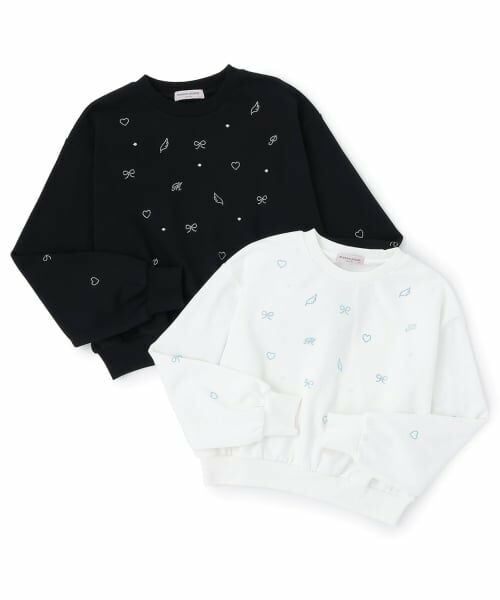 mezzo piano junior / メゾピアノジュニア スウェット | キラキラモチーフトレーナー | 詳細7