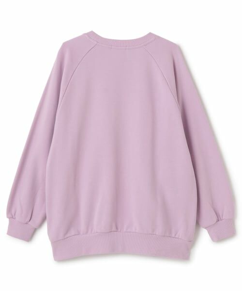mezzo piano junior / メゾピアノジュニア スウェット | レースアップビジューロゴトレーナー | 詳細1