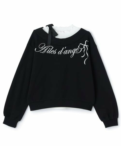 mezzo piano junior / メゾピアノジュニア スウェット | トレーナー＆Tシャツセット（オフショルダー仕様可能） | 詳細12