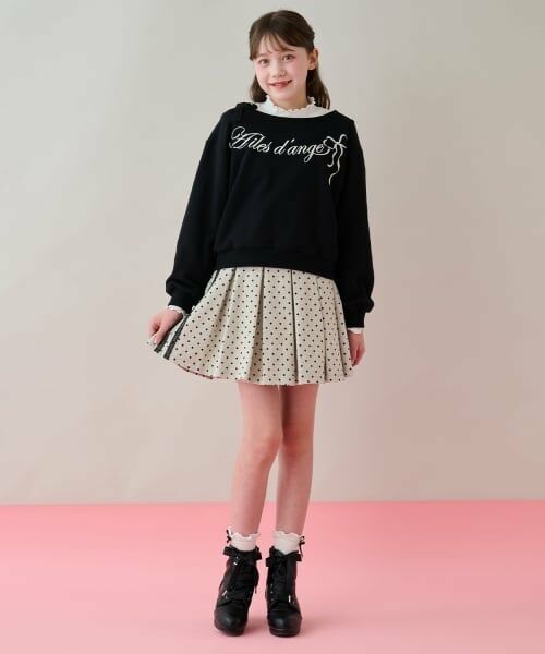 mezzo piano junior / メゾピアノジュニア スウェット | トレーナー＆Tシャツセット（オフショルダー仕様可能） | 詳細16