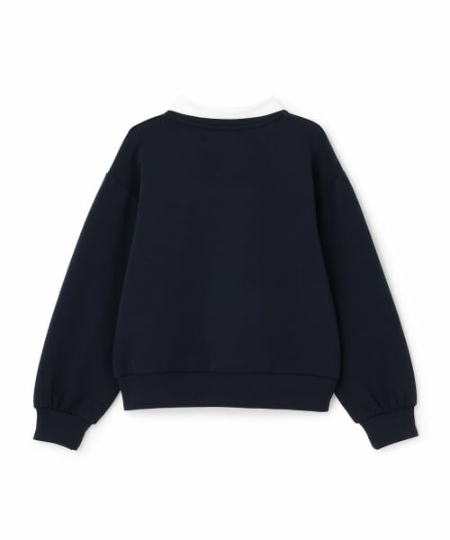 mezzo piano junior / メゾピアノジュニア スウェット | 衿つきユニホームトレーナー | 詳細1