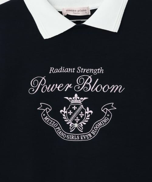 mezzo piano junior / メゾピアノジュニア スウェット | 衿つきユニホームトレーナー | 詳細3