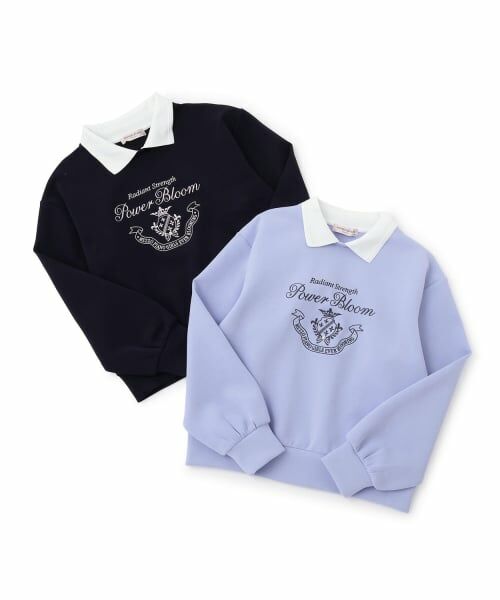 mezzo piano junior / メゾピアノジュニア スウェット | 衿つきユニホームトレーナー | 詳細6