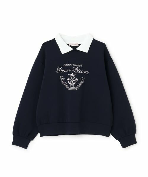 mezzo piano junior / メゾピアノジュニア スウェット | 衿つきユニホームトレーナー | 詳細7