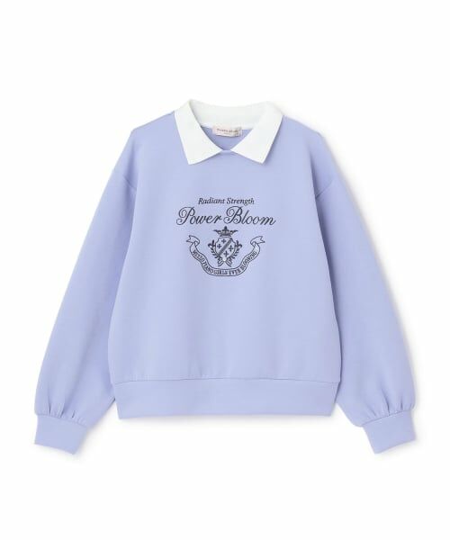 mezzo piano junior / メゾピアノジュニア スウェット | 衿つきユニホームトレーナー | 詳細8