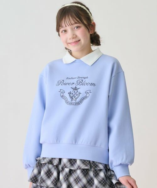 mezzo piano junior / メゾピアノジュニア スウェット | 衿つきユニホームトレーナー（サックス）