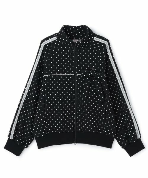 mezzo piano junior / メゾピアノジュニア ブルゾン | ドットジャカードジャケット（リボンブローチつき） | 詳細13