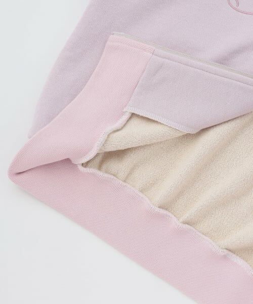 mezzo piano junior / メゾピアノジュニア パーカー | フェイクファーつきラメ裏毛ジップパーカ | 詳細8