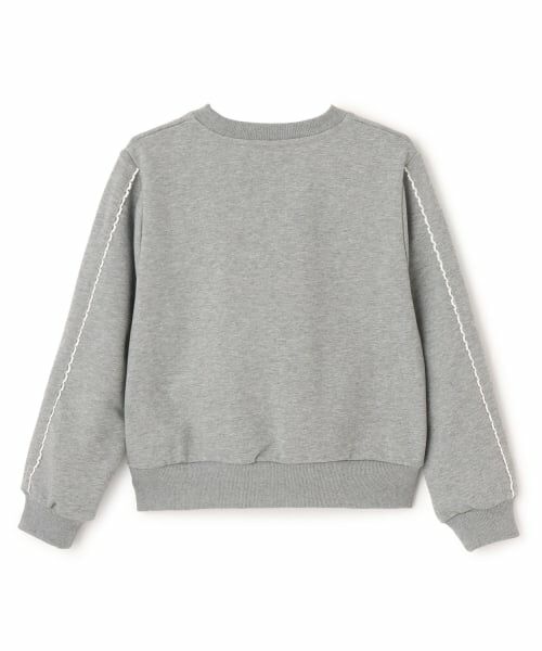 mezzo piano junior / メゾピアノジュニア スウェット | リボンアップリケトレーナー | 詳細1