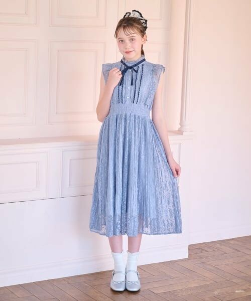 mezzo piano junior / メゾピアノジュニア ミニ丈・ひざ丈ワンピース | アソート生地プリーツワンピース♪ | 詳細12