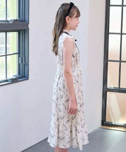 mezzo piano junior / メゾピアノジュニア ミニ丈・ひざ丈ワンピース | アソート生地プリーツワンピース♪ | 詳細16