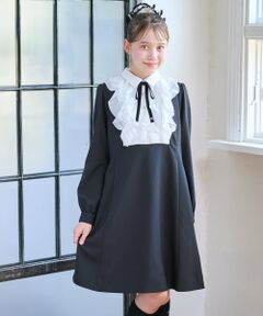 mezzo piano junior / メゾピアノジュニア ミニ丈・ひざ丈ワンピース | フリルヨークワンピース♪