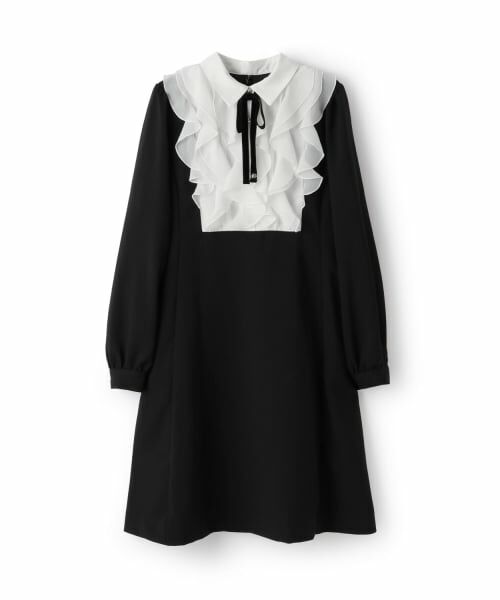 mezzo piano junior / メゾピアノジュニア ミニ丈・ひざ丈ワンピース | フリルヨークワンピース♪ | 詳細10