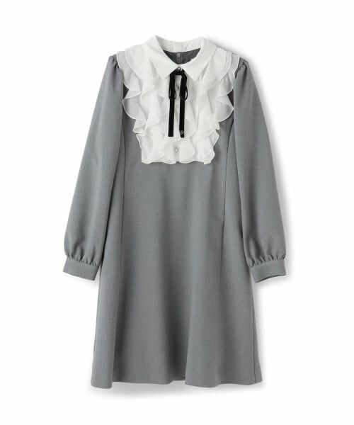 mezzo piano junior / メゾピアノジュニア ミニ丈・ひざ丈ワンピース | フリルヨークワンピース♪ | 詳細11