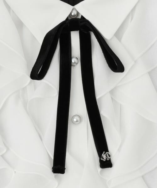 mezzo piano junior / メゾピアノジュニア ミニ丈・ひざ丈ワンピース | フリルヨークワンピース♪ | 詳細3