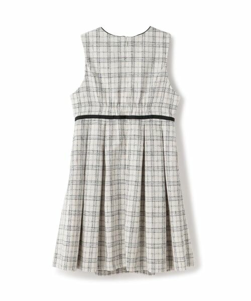mezzo piano junior / メゾピアノジュニア ミニ丈・ひざ丈ワンピース | ツイードジャンパースカート♪ | 詳細1