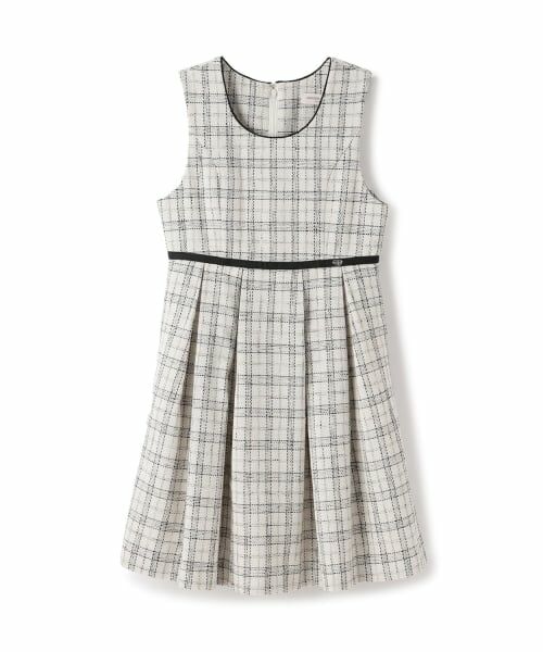 mezzo piano junior / メゾピアノジュニア ミニ丈・ひざ丈ワンピース | ツイードジャンパースカート♪ | 詳細11