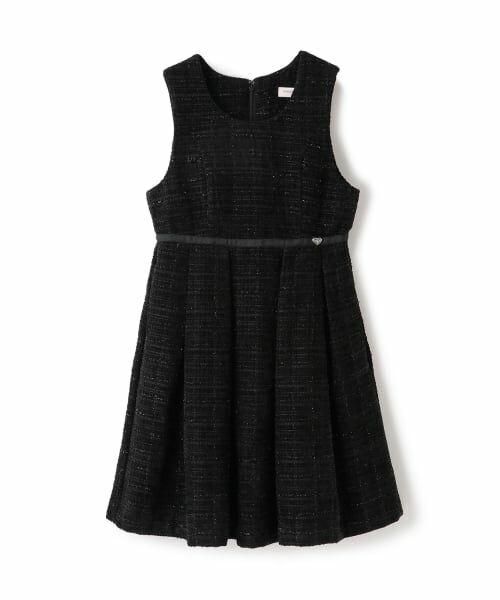 mezzo piano junior / メゾピアノジュニア ミニ丈・ひざ丈ワンピース | ツイードジャンパースカート♪ | 詳細12