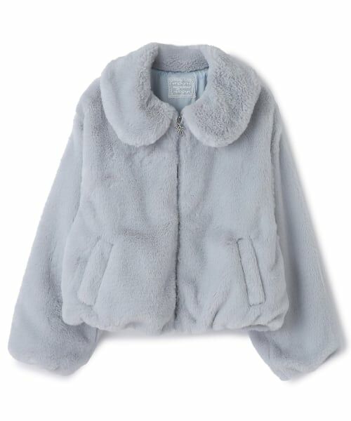 mezzo piano junior / メゾピアノジュニア ブルゾン | ふわふわフェイクファーブルゾン | 詳細8